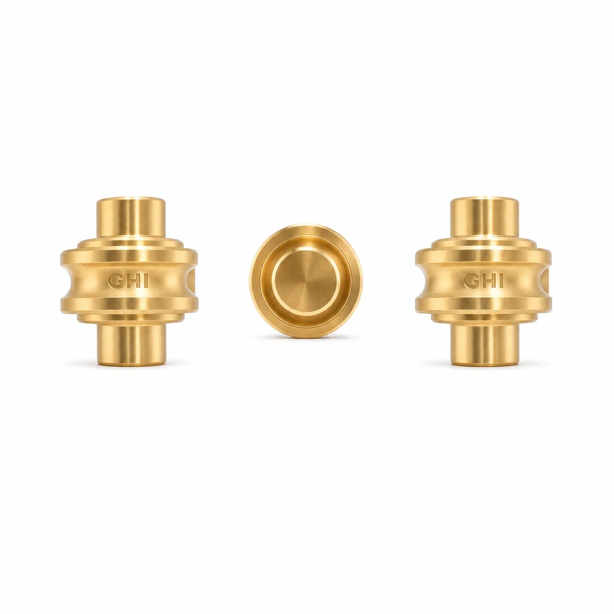 Step Bush (Pully) - Brass part by GHI Engitech Mark